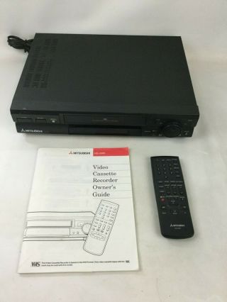 Mitsubishi Hs - U500 Vhs Player With Remote Black -.