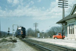 Slide Of Train Engine 755 On L&n Rr 1964