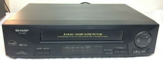 Sharp Vc A410u Vhs Player Vcr 4 Head Video Cassette Recorder