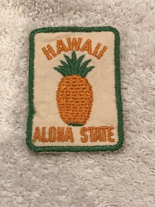 Vintage Hawaii Aloha State Patch