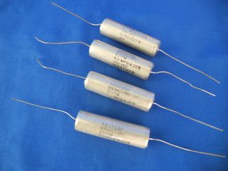 4 West - Cap Capacitor Paper In Oil.  5uf @ 400v Nos,  Jan Mil - Spec Matched Accurate