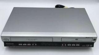 Panasonic Pv - D4745s Dvd/vhs Vcr Combo Player Vhs Recorder No Remote