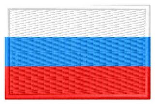 Flag Russian Federation Триколор Besik Patch Aufnäher Parche Brodé Patche Toppa
