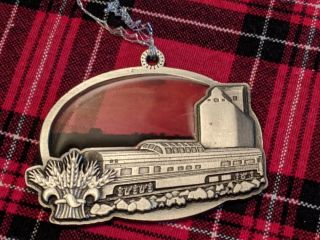 Via Rail Train Canada Souvenir Pewter Ornament 2008
