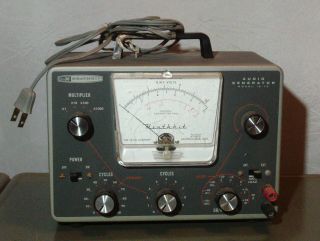 Vintage Heathkit Audio Generator Model Ig - 72 Plugs In Made In Usa