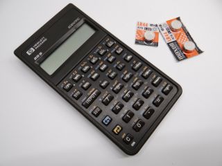Hewlett Packard Hp 20s Vintage Scientific Calculator Mfg 1987 W/ Batteries