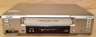 Sanyo Vwm - 710 4 Head Hi - Fi Stereo Vcr Vhs Recorder Player -