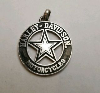 Authentic Harley Davidson Sterling Silver Pendant
