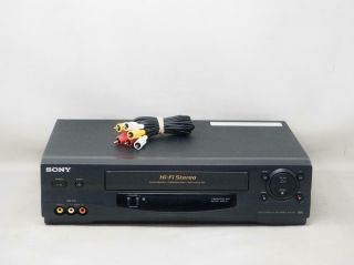 Sony Slv - N55 Vcr Vhs Player/recorder No Remote Great
