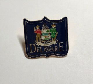 Delaware Liberty & Independence Hat Lapel Pin Pin Back Souvenir