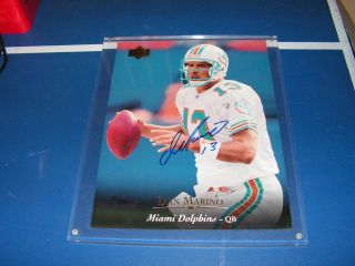 Dan Marino Miami Dolphins 12x10 Limited Edition 2231/2500 Signed Upper Deck