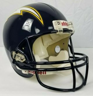 Nfl San Diego Chargers American Football Helmet Large Display Riddell