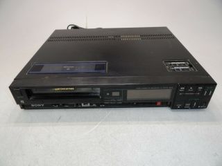 Sony Betamax Sl - Hfr70 Vcr Player Limited Testing As - Is
