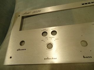 Marantz 2220 Stereo Receiver Parting Out Faceplate 4