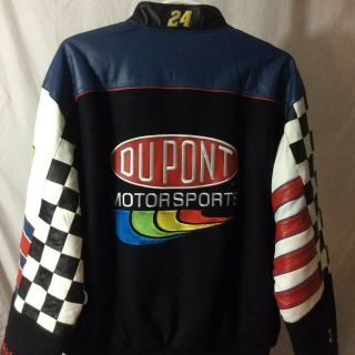 Jeff Gordon Nascar Racing Jacket 24 Dupont Hendrick Motorsports L To Xl