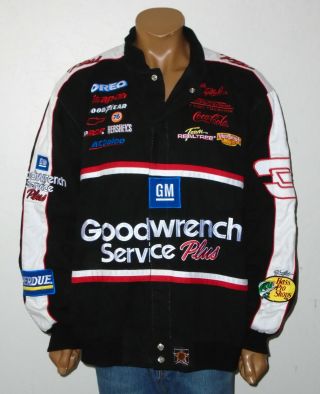 Dale Earnhardt Pit Crew Nascar Racing Jacket Jeff Hamilton Goodwrench Mens 3xl