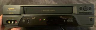 Symphonic Sl2960 Vcr Vhs Player/recorder No Remote Great