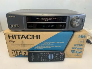 Sharp Vc - H954 4 Head Hifi Vhs Player Vcr Recorder W/box & Remote