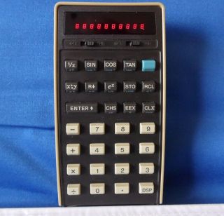 Hp Hewlett Packard Model 21 Led Calculator Battery Functional S/n 1512a13817
