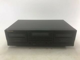 Pioneer Ct - W208r Stereo Double Cassette Deck - Player/recorder - Tested&