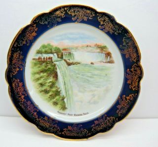 Vintage Niagara Falls Prospect Point 6 Inch Souvenir Plate - Made In Germany