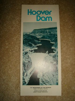 1974 Hoover Dam Fold Out Brochure
