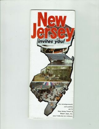 Jersey Invites You Vintage Travel Brochure In French Language