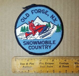 Old Forge,  Ny Snowmobile Country Patch 2 (f - 2)