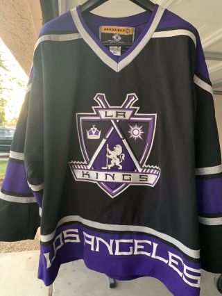 Koho Nhl Los Angeles Kings Hockey Authentic On - Ice Game Jersey Size 52