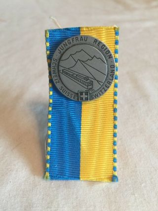 Souvenir Medal From Jungfrau Region,  Switzerland