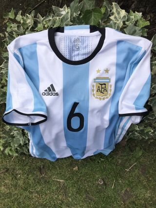 Argentina National Team Match Worn Shirt 2016