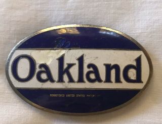 Oakland Radiator Badge
