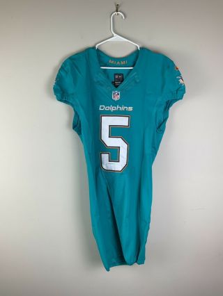 Miami Dolphins Team Issued Football Jersey 5 Melvin