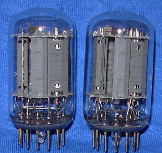 Nos Matched Pair General Electric 6t9 Triode Pentode Vacuum Tubes