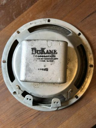 One Vintage Dukane 8” Full Range Speak.  Western Electric Era?