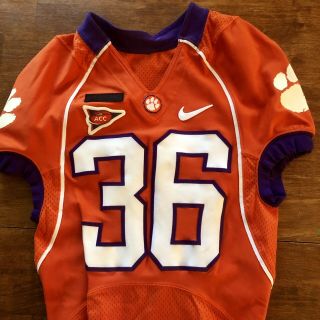 Clemson Football Game Jersey Team Issued Nike Game Worn