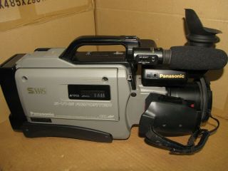 Panasonic Ag - 455mp S - Vhs Camera Vcr W.  Power Supply Battery Case