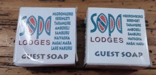 2 Sopa Lodges Africa Kenya Tanzania Guest Soap