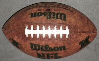 Wilson Official NFL Game Football National football league American football CG 3