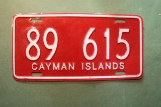 Cayman Islands Tour Bus License Plate - 2000s