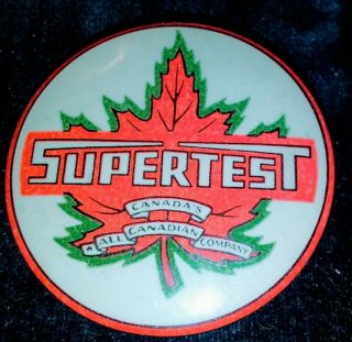 1959 Miss Supertest Green Trim Unlimited Hydroplane Racing Button - Canadian Gas