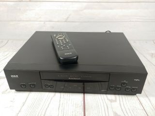 Rca Vr622hf Vcr Video Cassette Recorder Vhs Player W/ Remote 4 Heads