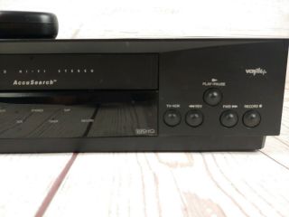 RCA VR622HF VCR Video Cassette Recorder VHS Player w/ Remote 4 Heads 3