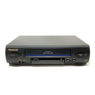 Panasonic Omnivision Pv - V4022 4 - Head Video Cassette Recorder Vhs Player Vcr