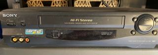 Sony Slv - N55 Vcr Vhs Player/recorder - No Remote - And