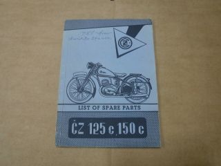 Cz Jawa 125 150 Dealership List Of Spare And Replacement Parts