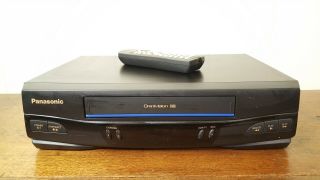 Panasonic Vhs Vcr Player Recorder Home Office Tape Cassette Pvq - V201
