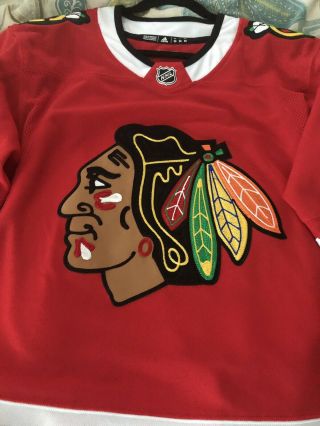 Adidas Patrick Kane Chicago Blackhawks Red Authentic Player Jersey 88 50 Size L
