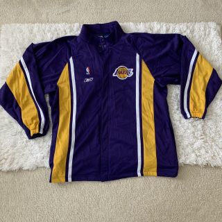 Los Angeles La Lakers Nba Reebok Warm Up Suit Jacket Breakaway Pants Mens 2xl