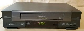 Toshiba W - 512 Hi - Fi Stereo Vhs Vcr Player Video Cassette Recorder